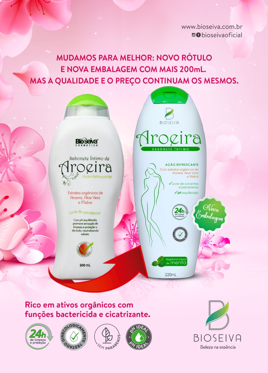 Sabonete íntimo de Aroeira da BioSeiva