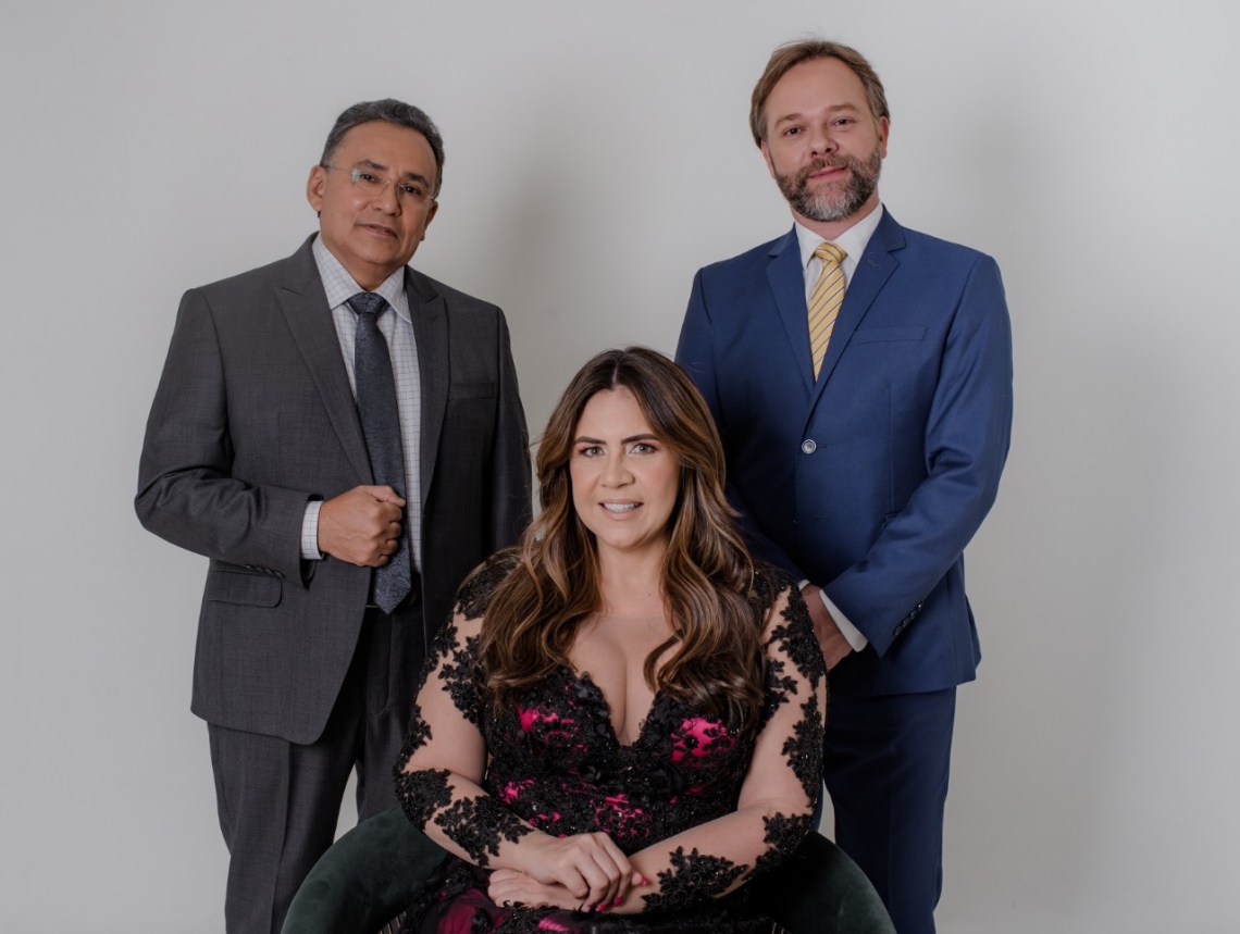 Balreis, Joyce Gomes e Ricardo Kruse